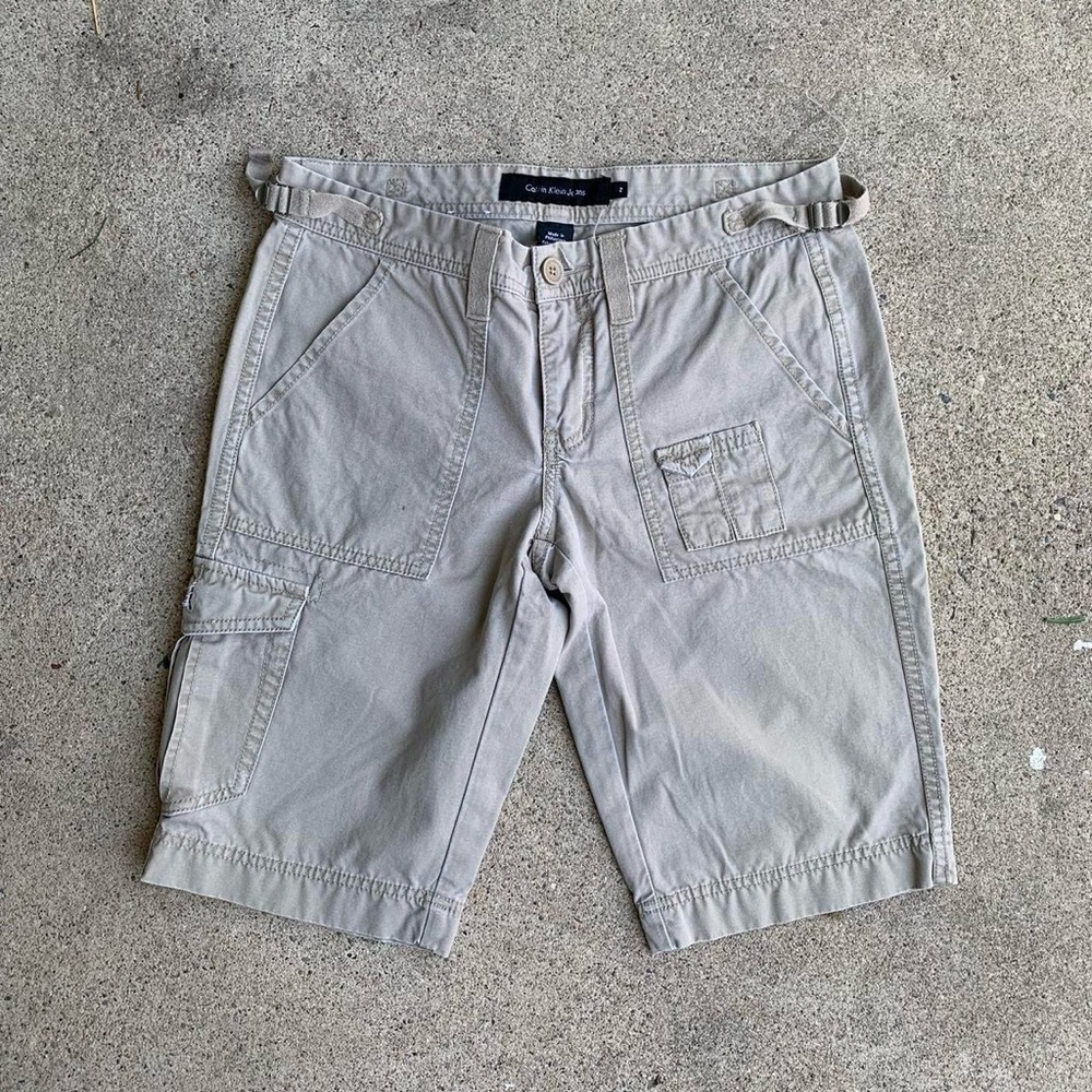 Khaki Cargo Shorts